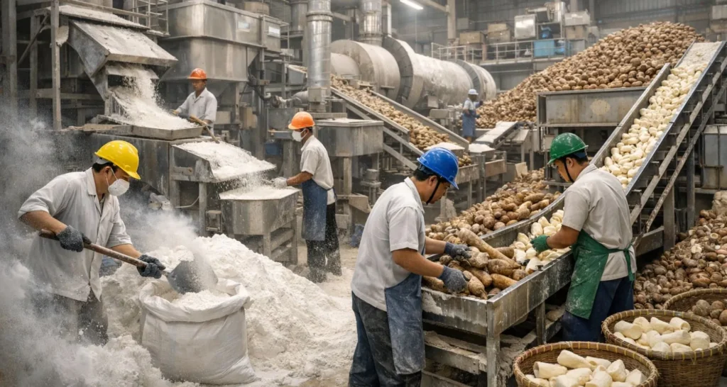 pabrik tepung tapioka cikarang green cassava indonesia