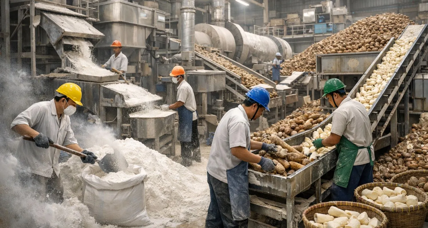 Pabrik Tepung Tapioka Cikarang – Green Cassava Indonesia