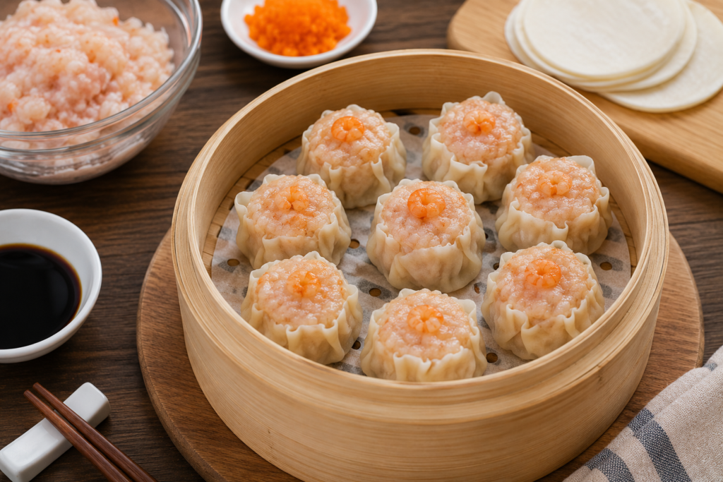 cara membuat dimsum udang kenyal viral ala restoran di rumah tapioka