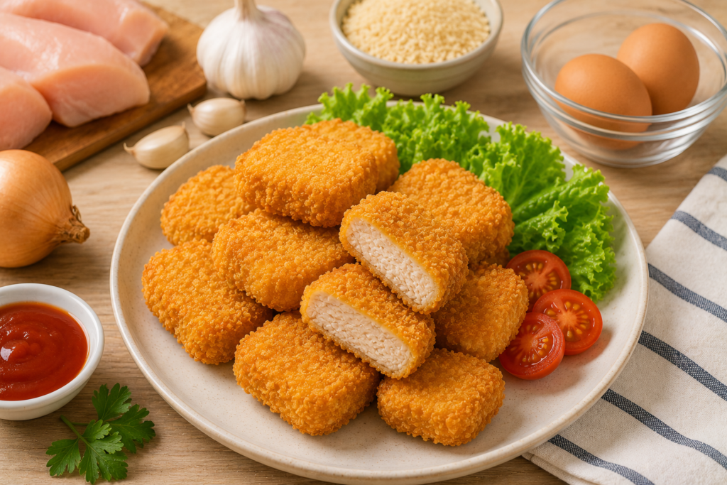 cara membuat nugget homemade yang mudah dan praktis anti gagal di rumah