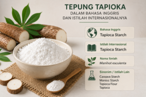 Tepung Tapioka dalam Bahasa Inggris dan Istilah Internasionalnya