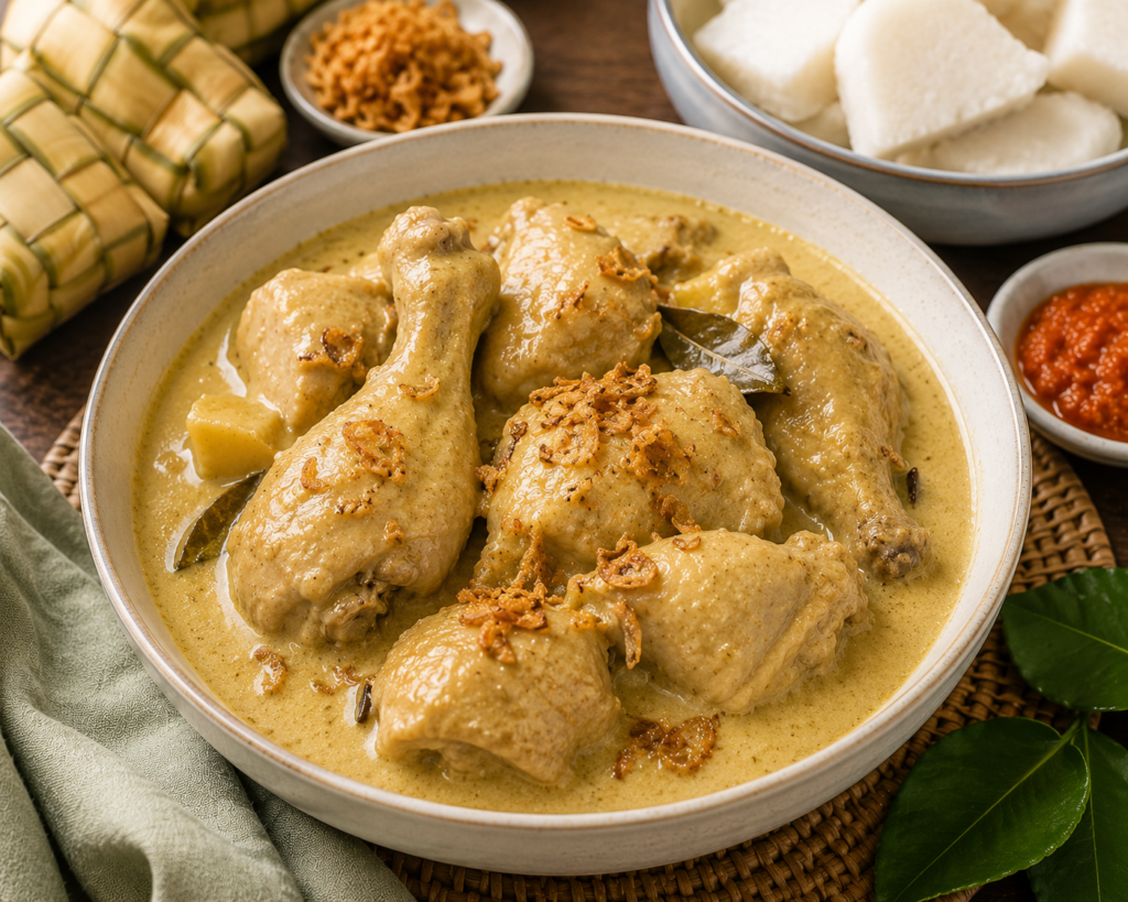 resep opor ayam anti pecah santan