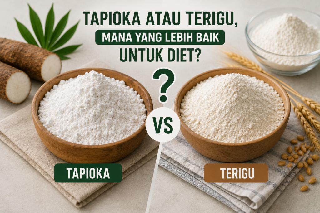 tepung tapioka atau terigu lebih baik untuk diet