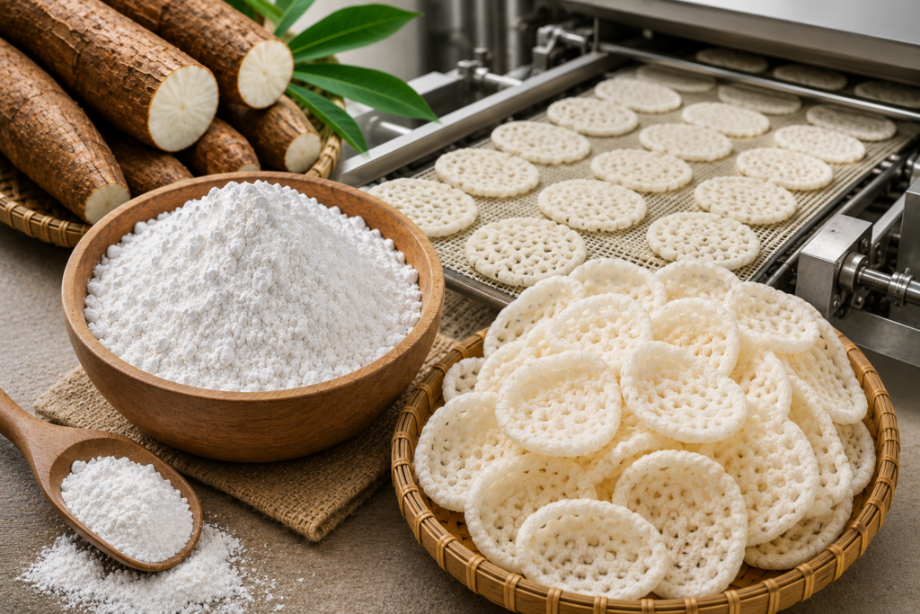 tepung tapioka untuk kerupuk industri