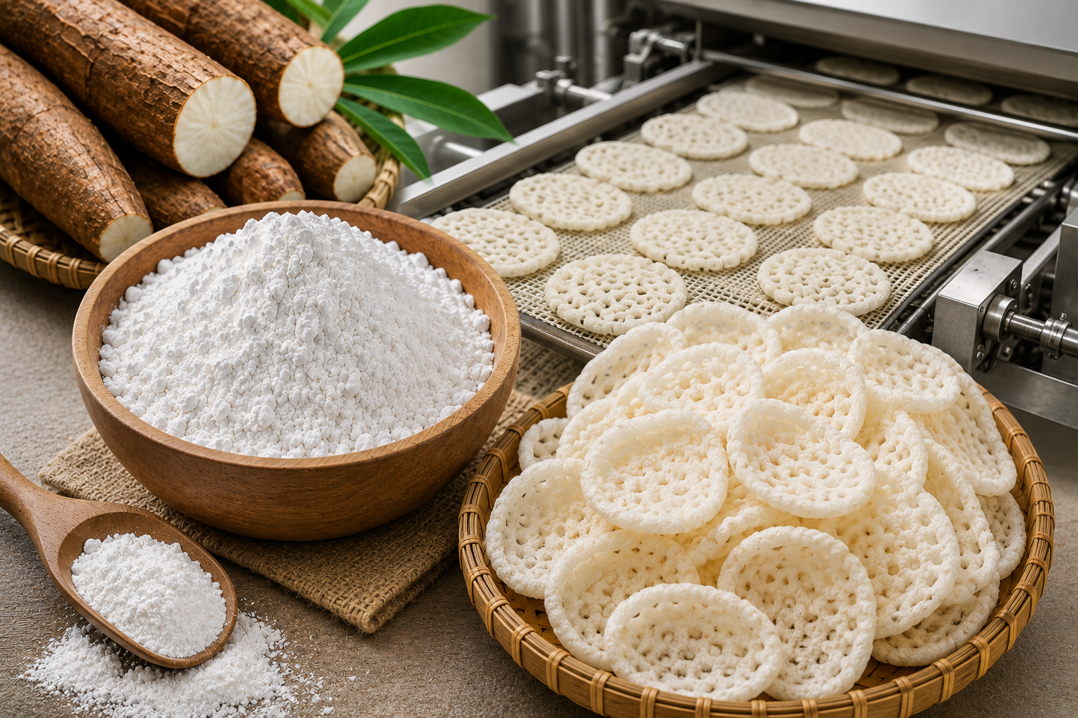 Tepung Tapioka untuk Produksi Kerupuk Skala Industri