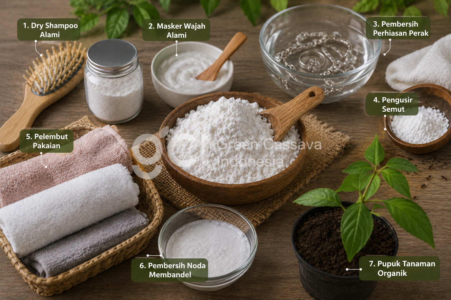 7 Kegunaan Tepung Tapioka yang Tidak Pernah Anda Duga Sebelumnya