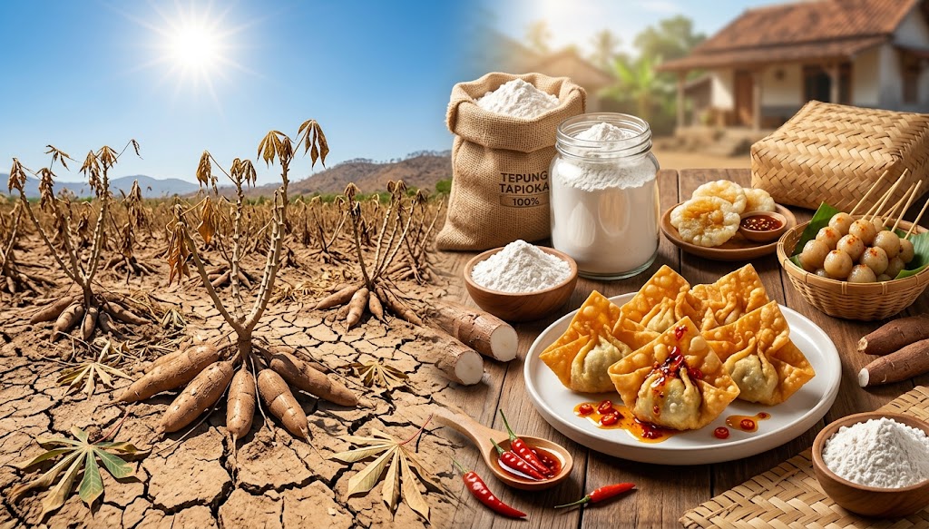 Dampak Badai El Niño: Mengapa Harga Tepung Tapioka Melonjak?