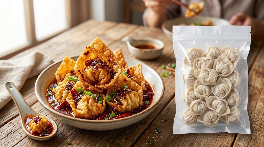 Rahasia Pangsit Aci Chilli Oil Renyah Tahan Lama: Ide Bisnis Frozen Food Omzet Jutaan