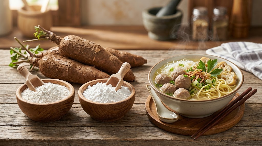Sagu vs Tapioka vs Kanji: Perbedaan, Fungsi, dan Mana yang Bagus untuk Bakso?
