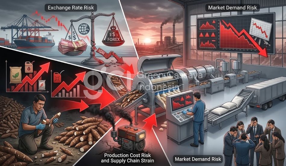 Dampak IHSG Anjlok terhadap Industri Tapioka: Risiko Biaya Produksi, Nilai Tukar, dan Permintaan Pasar