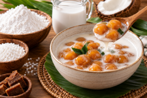 Resep Bubur Candil Kenyal dengan Kuah Santan Kental